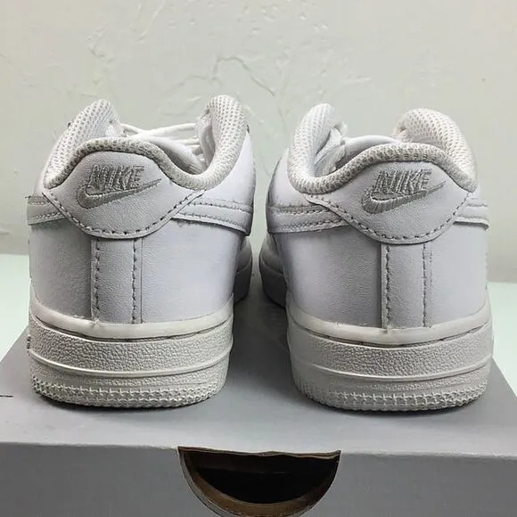 Nike Force 1 (TD) white white Low Tops size 10C toddler EUC