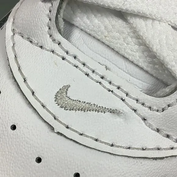 Nike Force 1 (TD) white white Low Tops size 10C toddler EUC