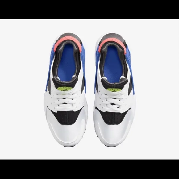 Nike Huarache Run GS 'White Bright Crimson'
