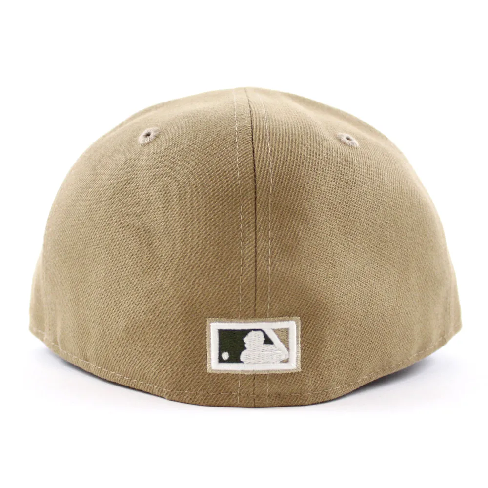 Oakland Athletics 1987 All Star game New Era 59Fifty Fitted Hat (GITD Khaki Rifle Green Under brim)