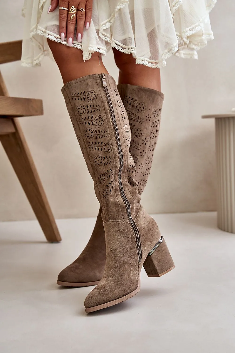 Open-work Boots