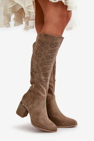 Open-work Boots