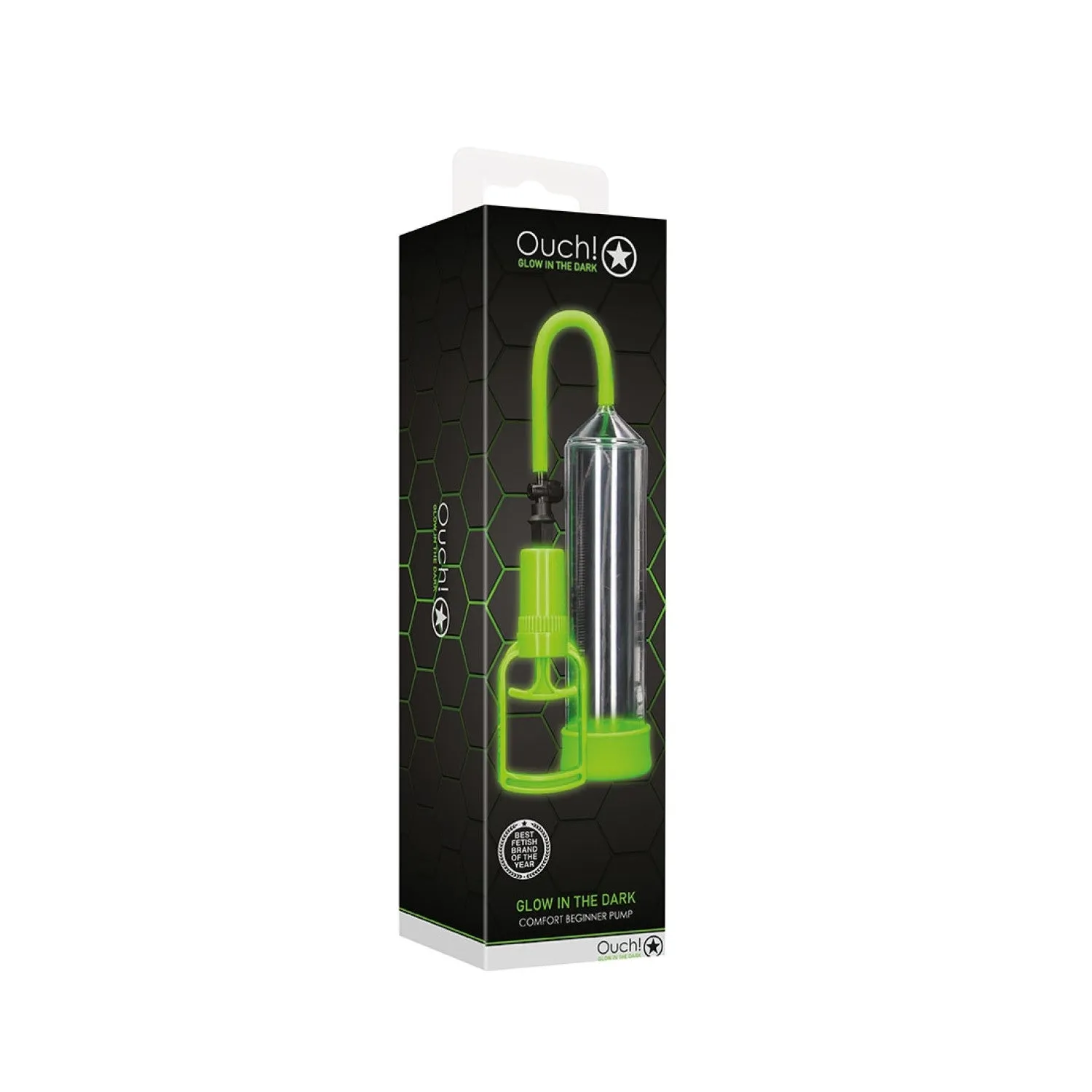 Ouch! Glow in the Dark Comfort Pompe à Pénis Pour Les débutants