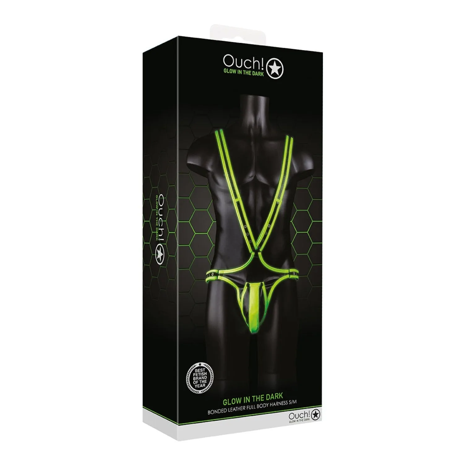 Ouch! Glow in the Dark Harnais couvrant le corps