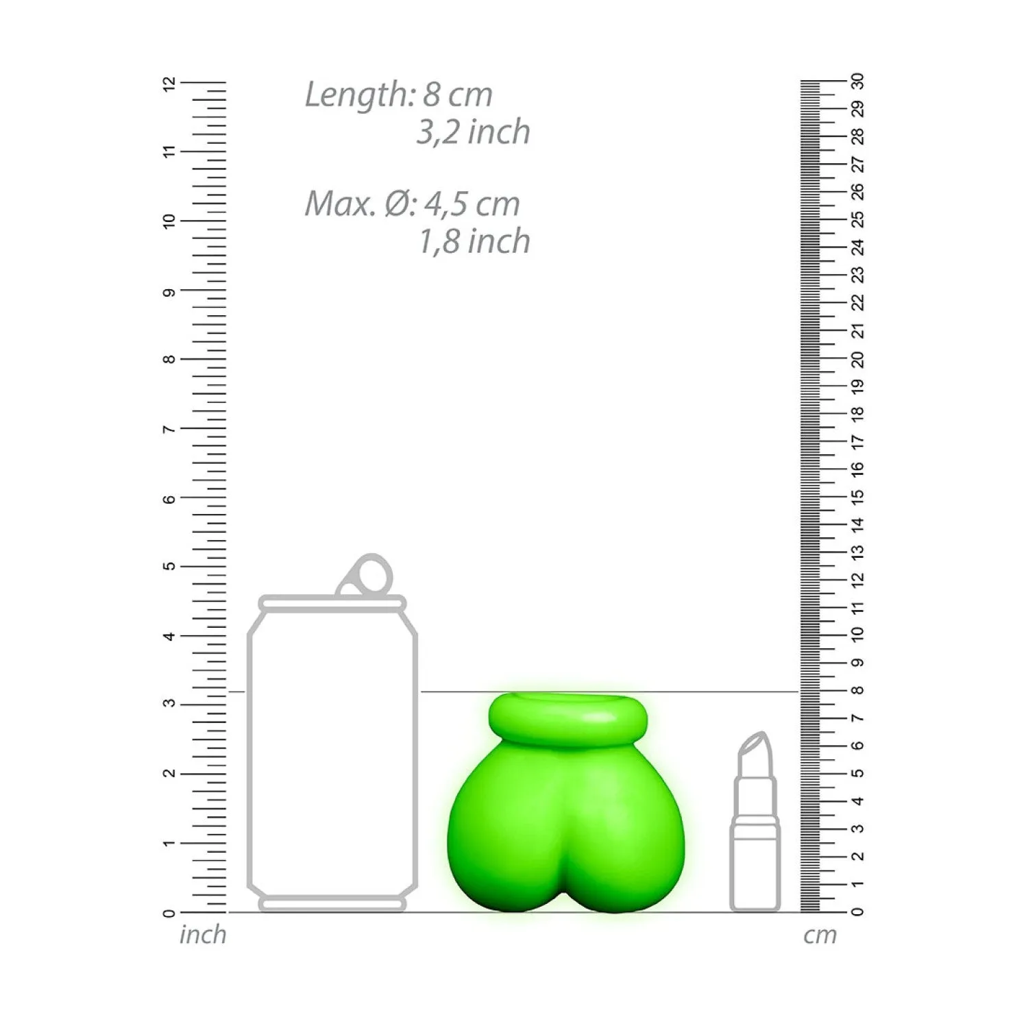 Ouch! Glow in the Dark Scrotum