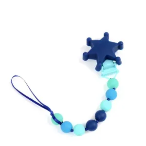 Pacifier Clip - Sheriff Badge