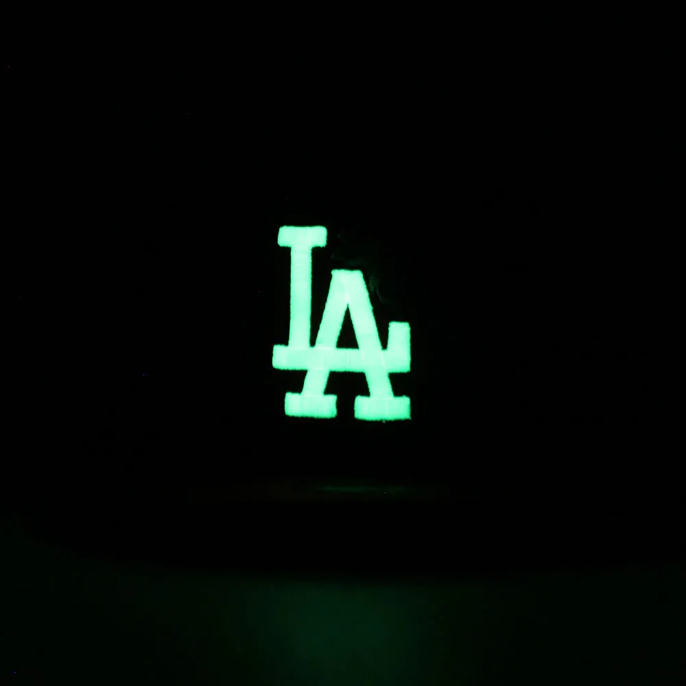Palm Tree Los Angeles Dodgers 60th Anniversary New Era 59Fifty Fitted Hat (Purple Glow in the Dark Lavender Under Brim)