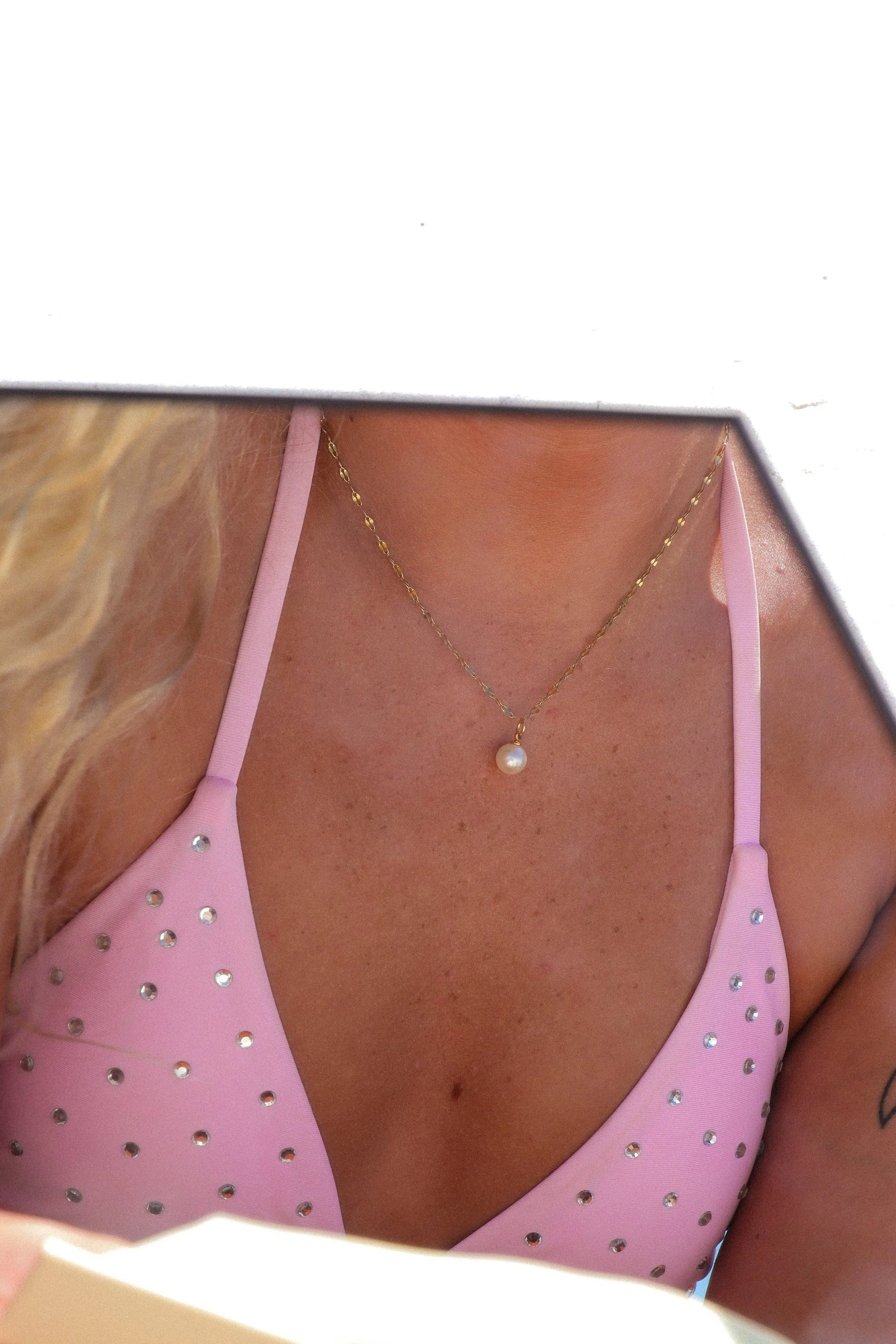 Pearl Charm Gold