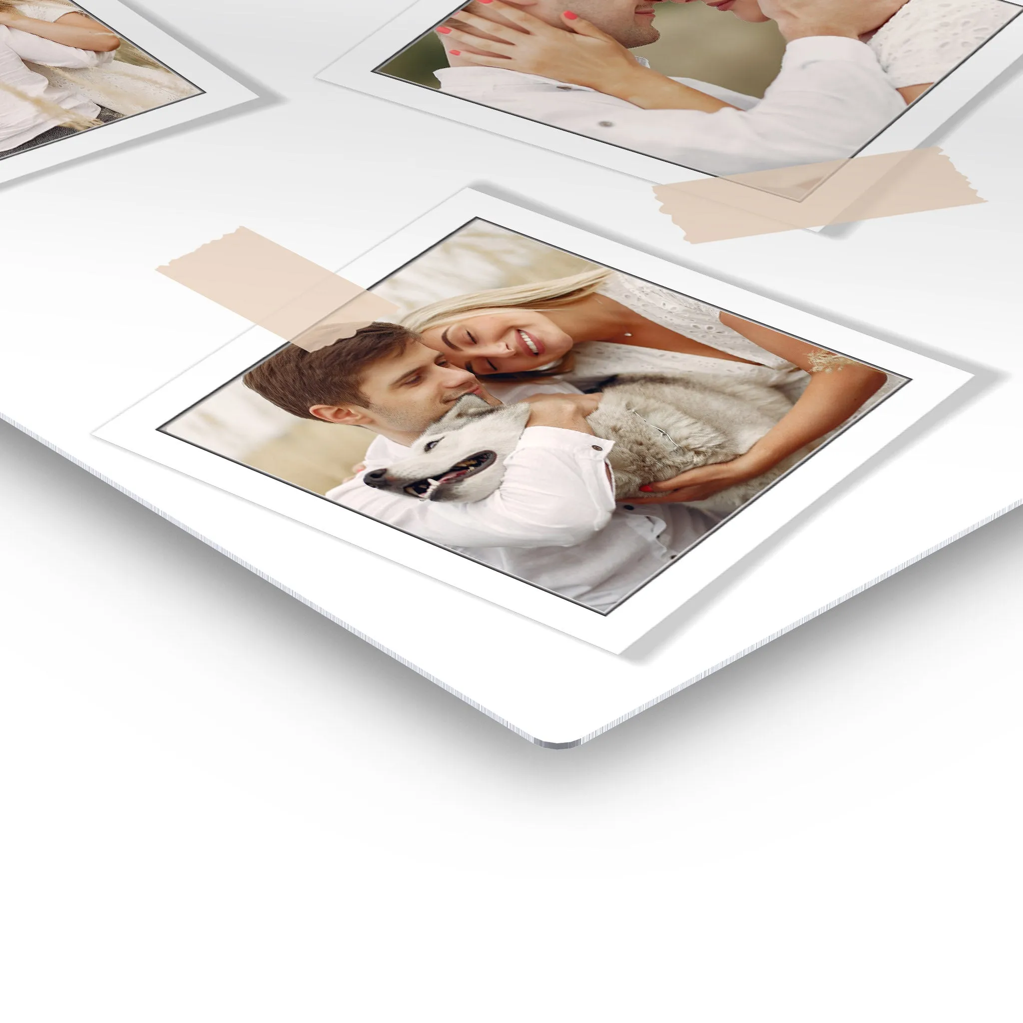 Personalized Gift Wall Art Custom Photo Collage with Polaroid Frames