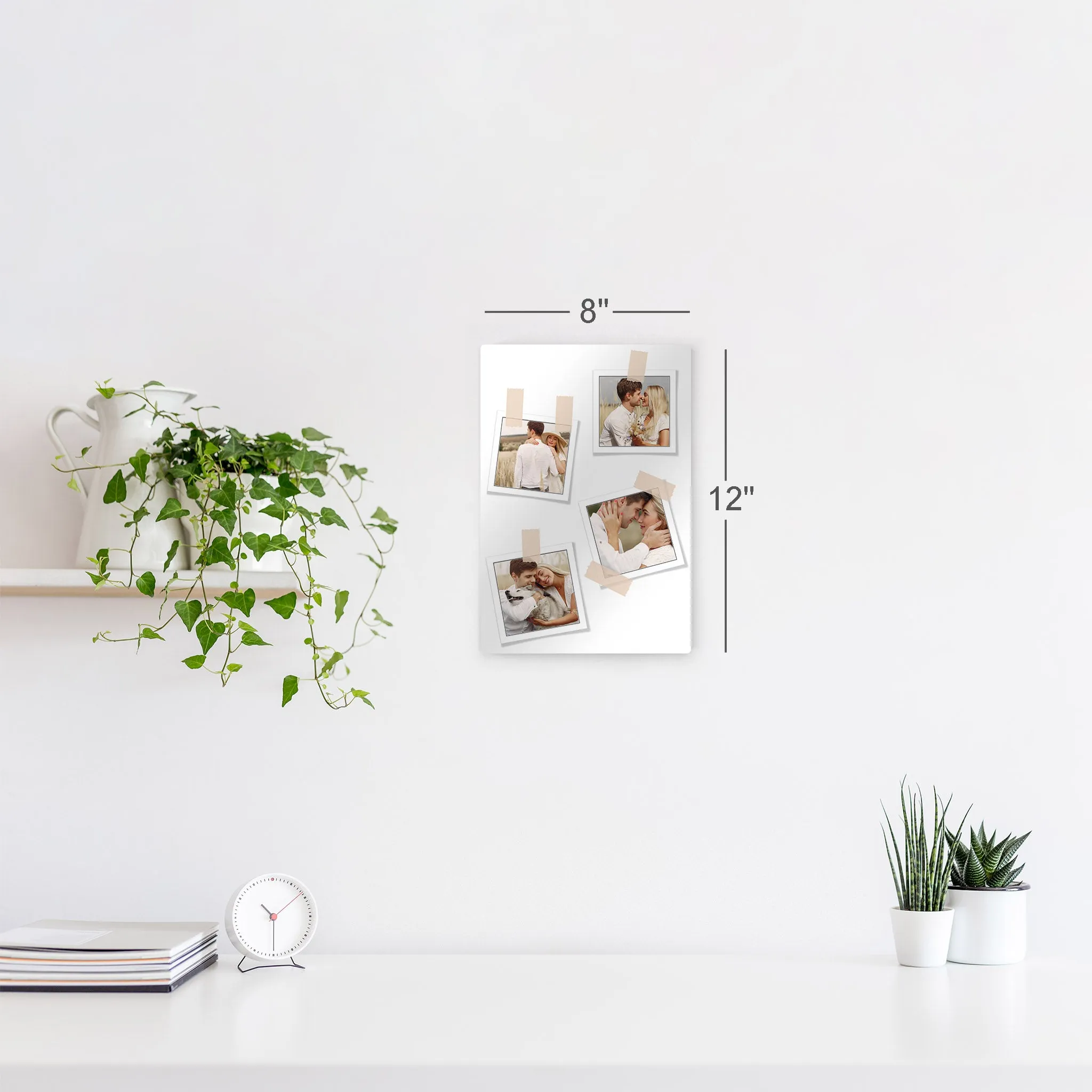 Personalized Gift Wall Art Custom Photo Collage with Polaroid Frames