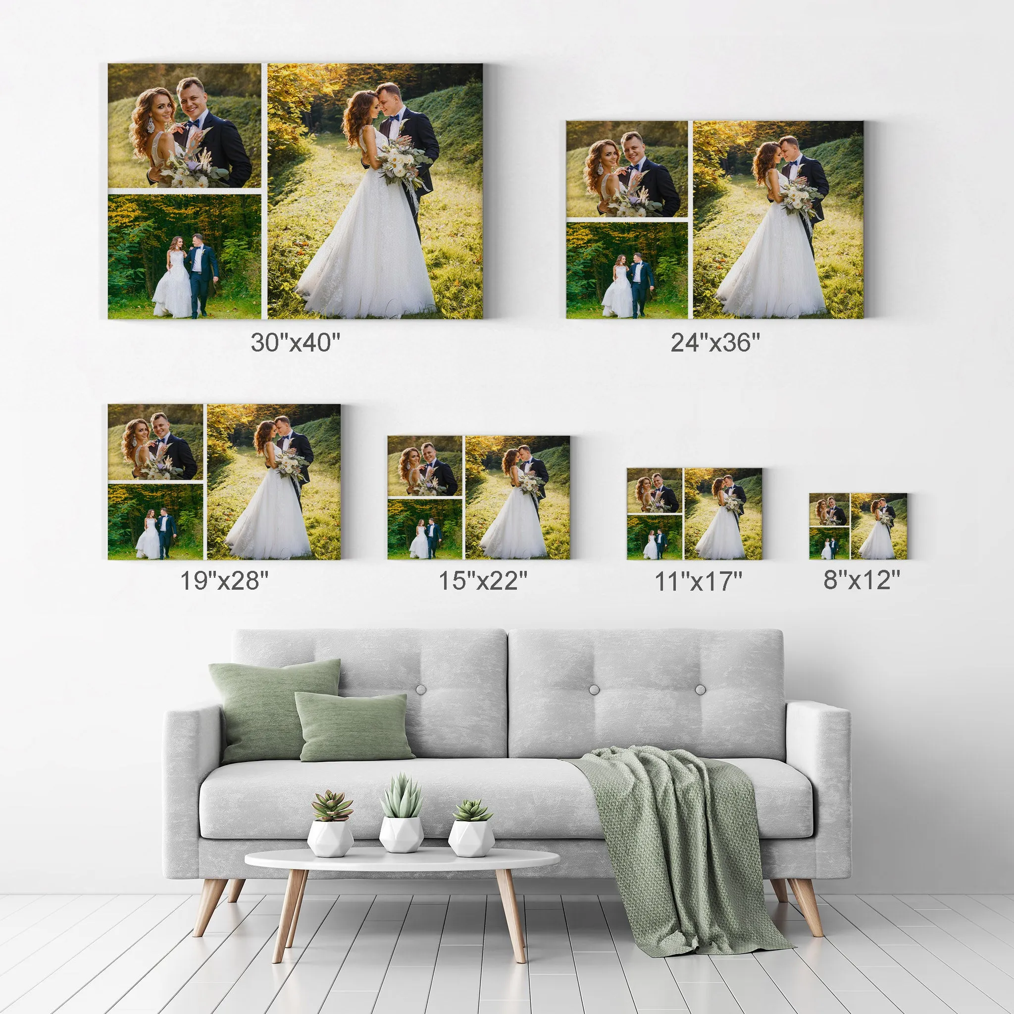 Personalized Gift Wall Art Custom Photo Collage