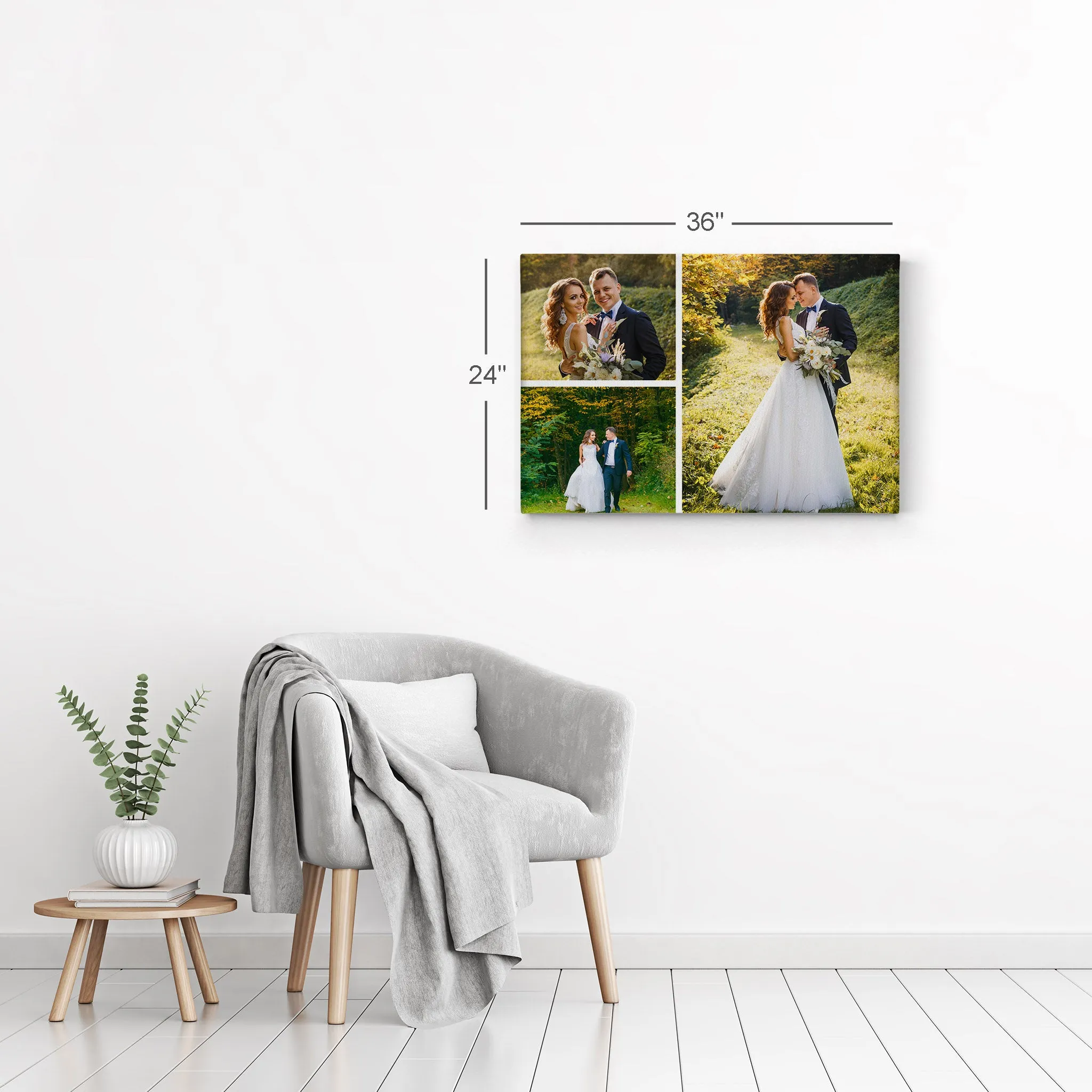 Personalized Gift Wall Art Custom Photo Collage
