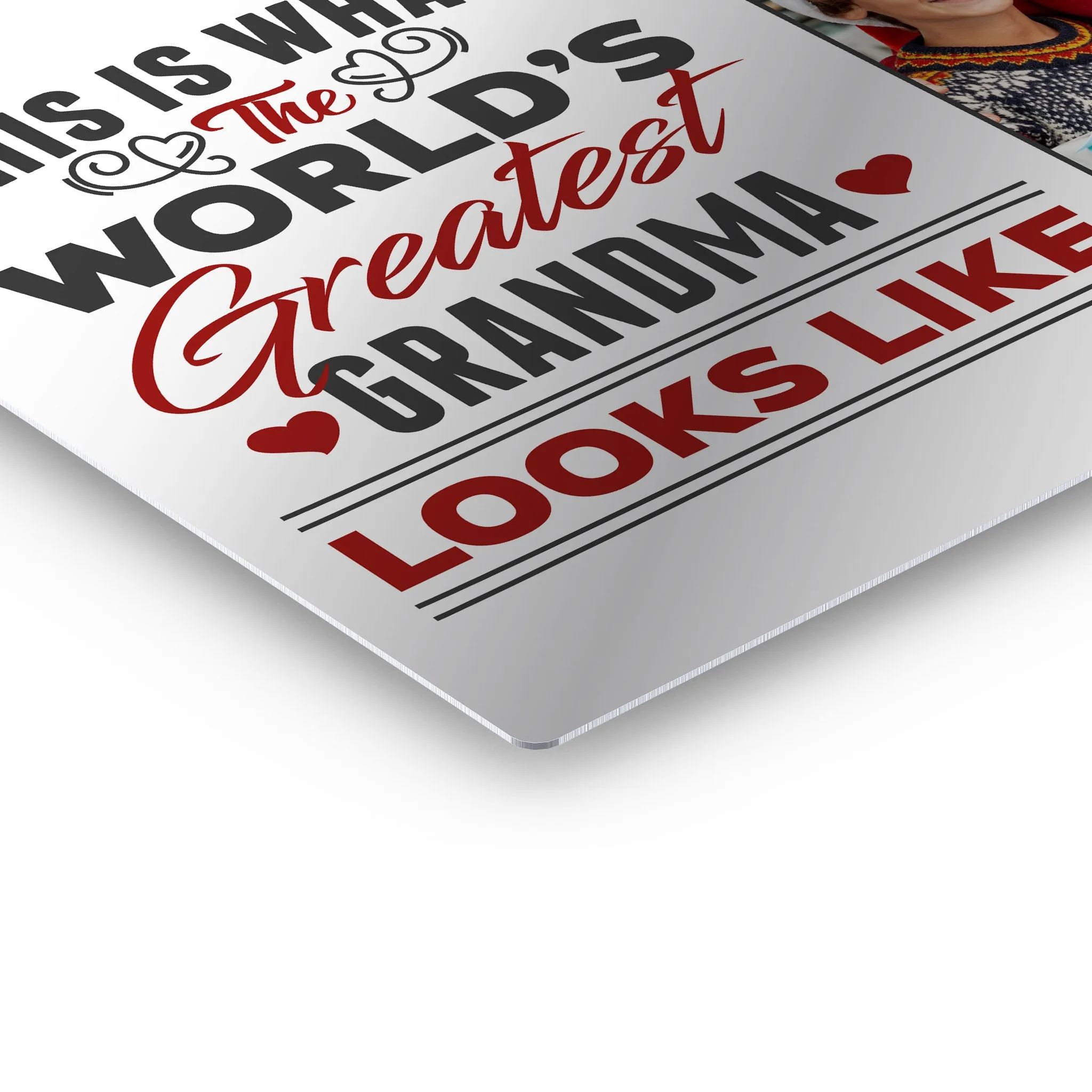 Personalized Mother Gift Wall Art Custom Photo This is What the World's Greatest Grandma Looks Like