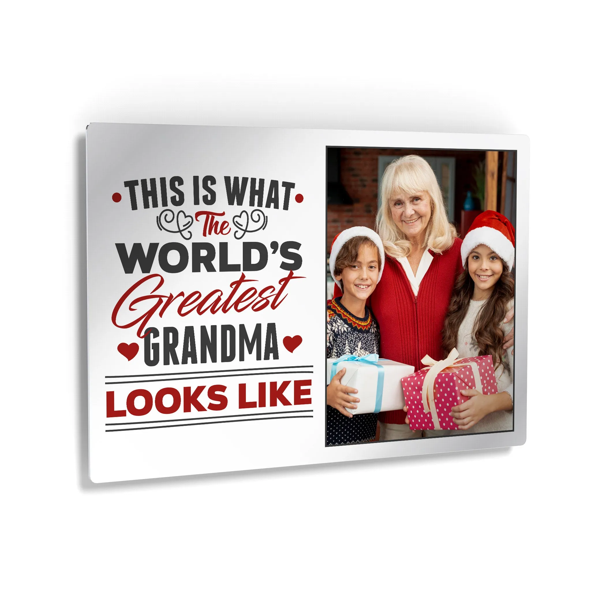 Personalized Mother Gift Wall Art Custom Photo This is What the World's Greatest Grandma Looks Like