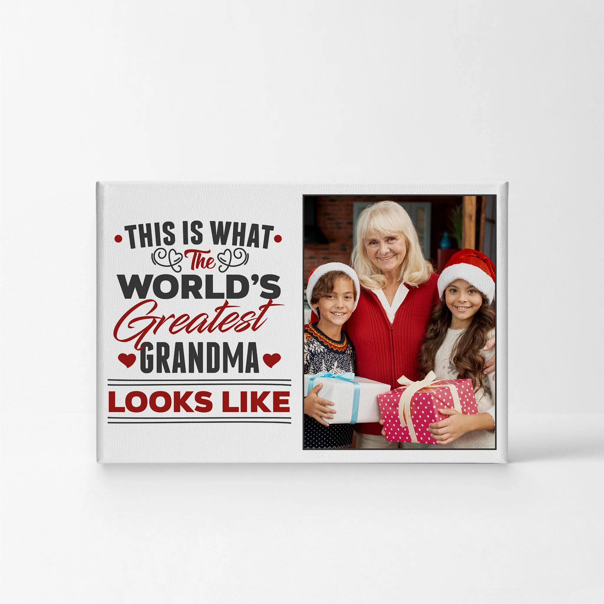 Personalized Mother Gift Wall Art Custom Photo This is What the World's Greatest Grandma Looks Like