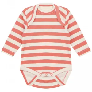 Piccalilly | Spicy Orange Stripe Baby Bodysuit