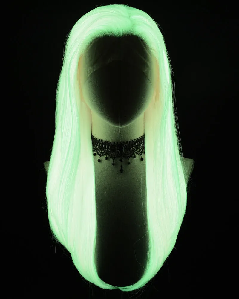 Pink Glow in the Dark Synthetic Lace Front Wig WW573