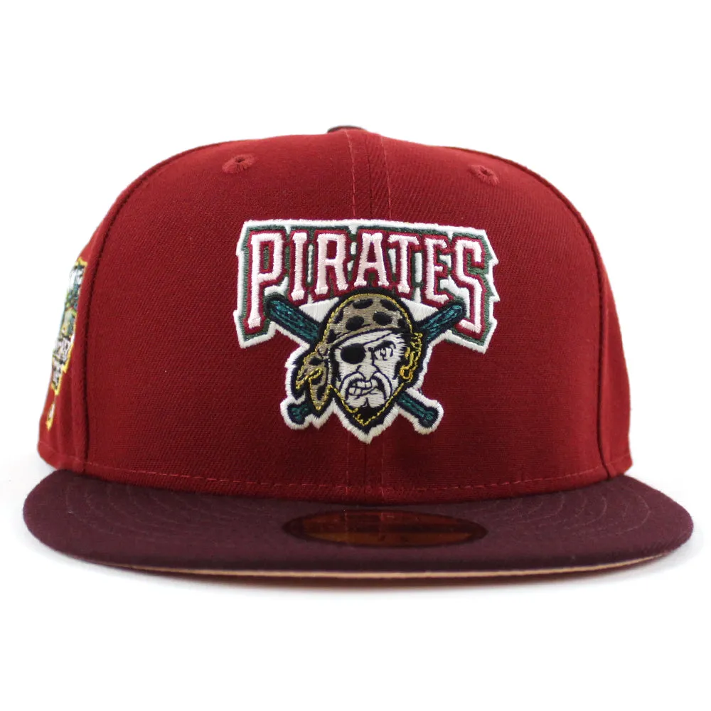 Pittsburgh Pirates 2006 All Star Game 59Fifty New Era Fitted Hat (Glow in the Dark H Red Maroon Blush Sky Under Brim)