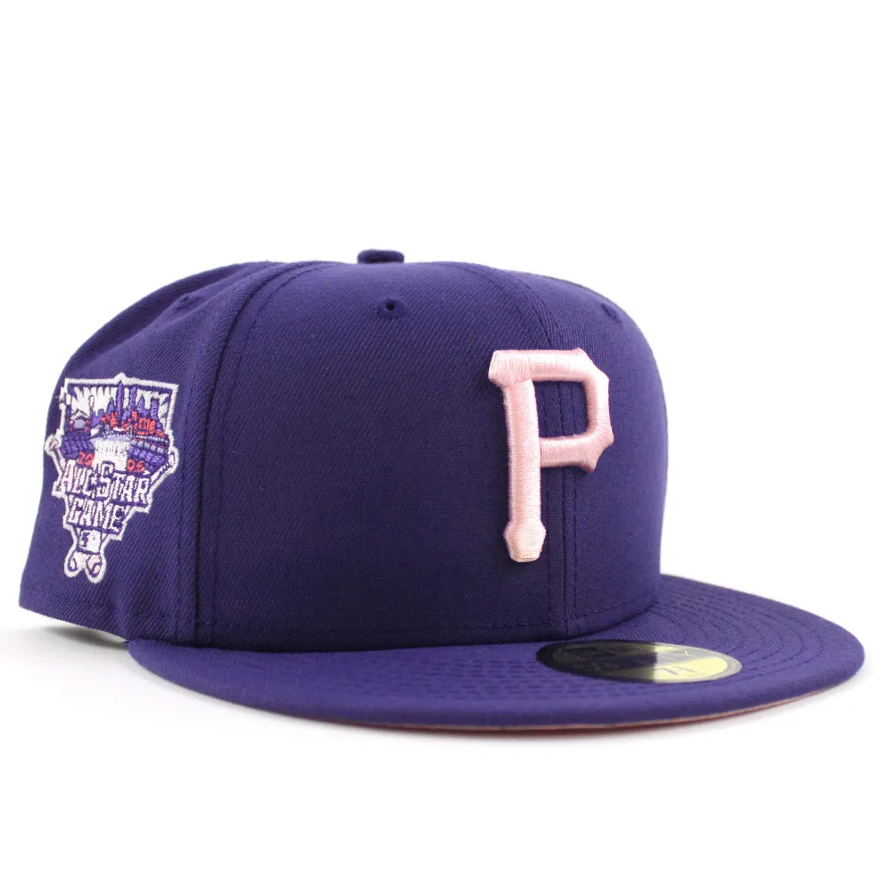 Pittsburgh Pirates 2006 All-Star Game 59Fifty New Era Fitted Hats (New Orchid Pink Under Brim)