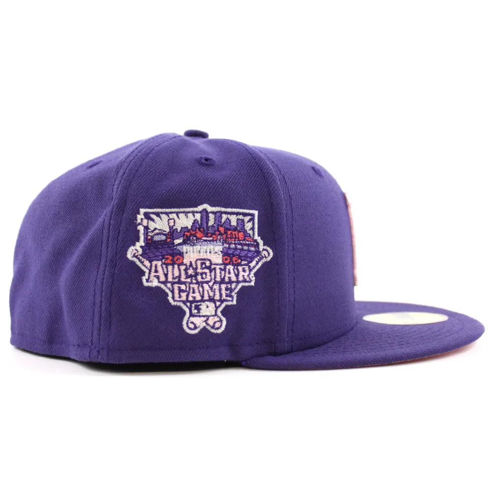 Pittsburgh Pirates 2006 All-Star Game 59Fifty New Era Fitted Hats (New Orchid Pink Under Brim)
