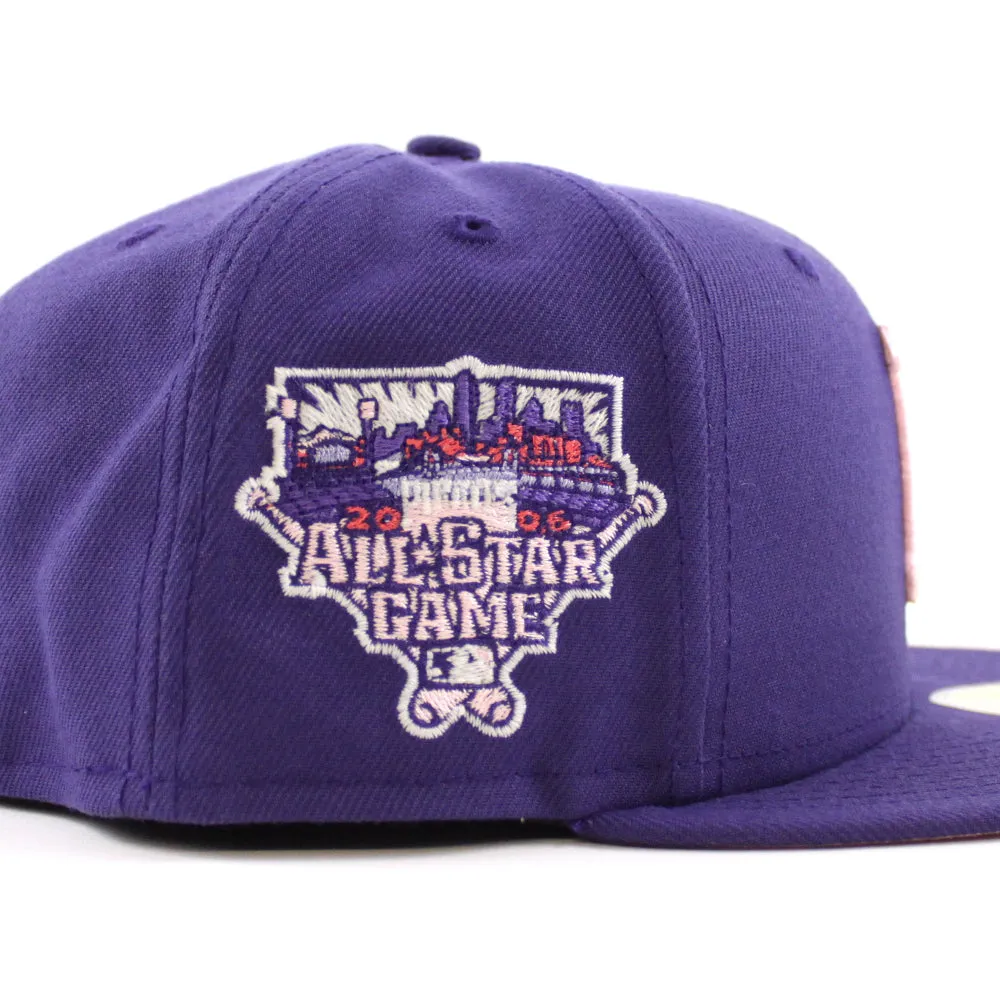 Pittsburgh Pirates 2006 All-Star Game 59Fifty New Era Fitted Hats (New Orchid Pink Under Brim)