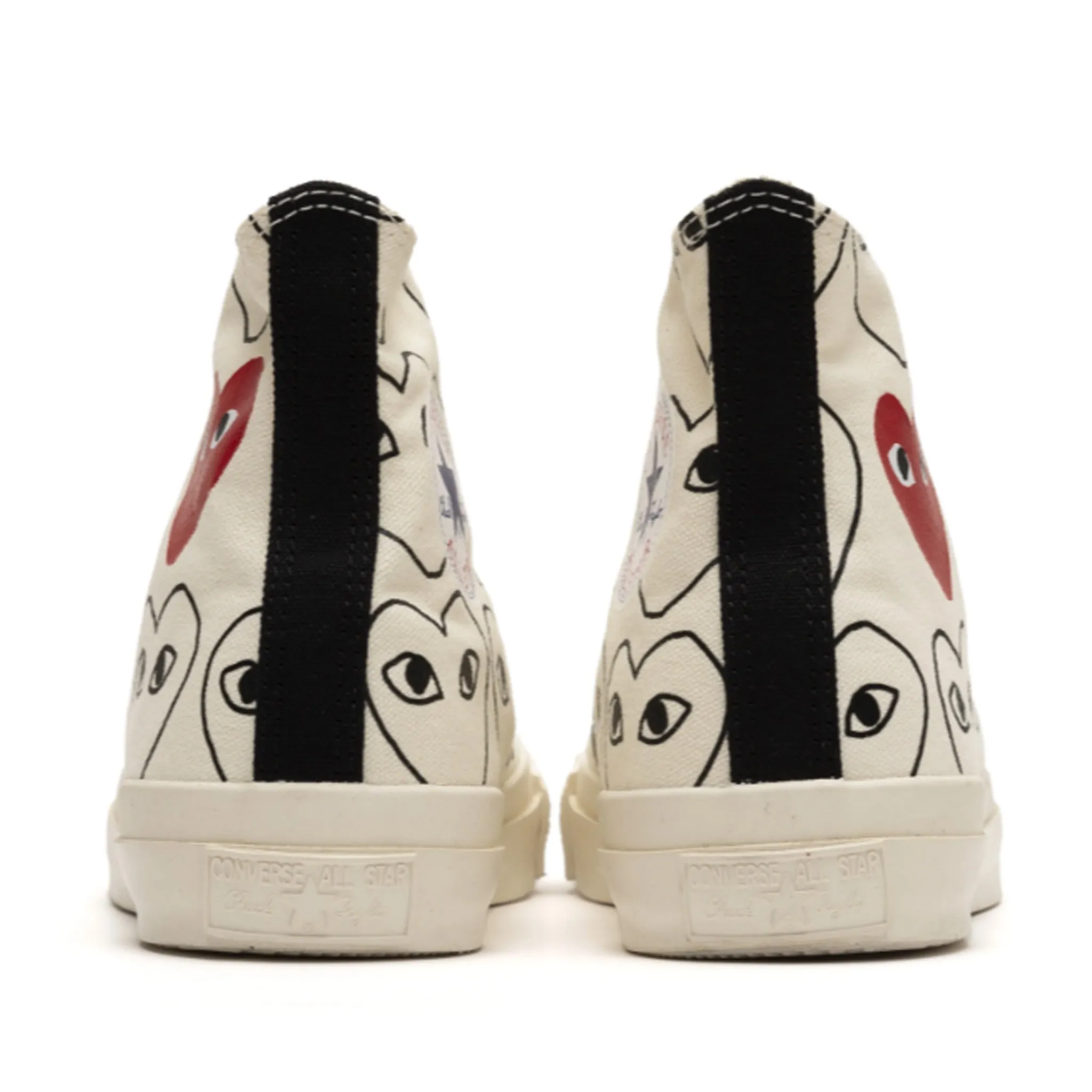 PLAY COMME des GARÇONS Converse Chuck Taylor Hi (White)