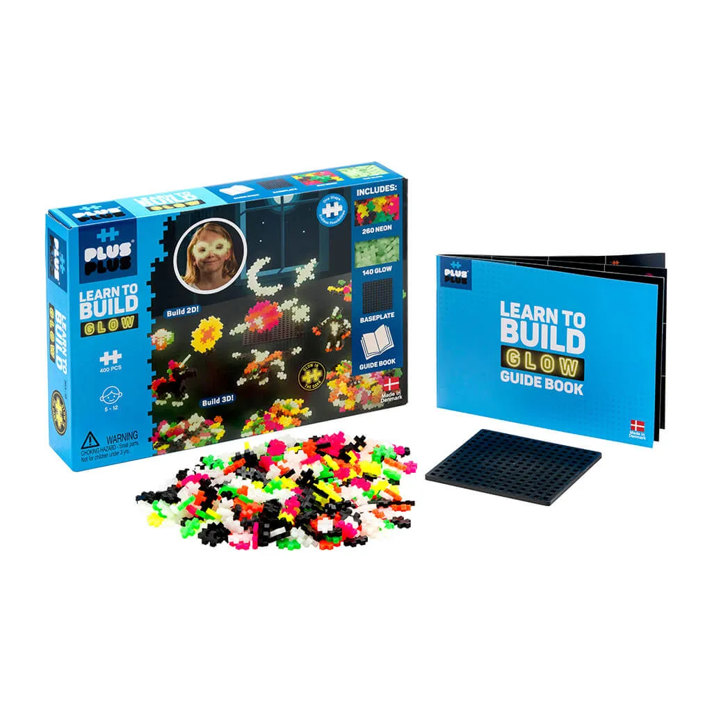 Plus Plus Learn to Build - Glow in the Dark