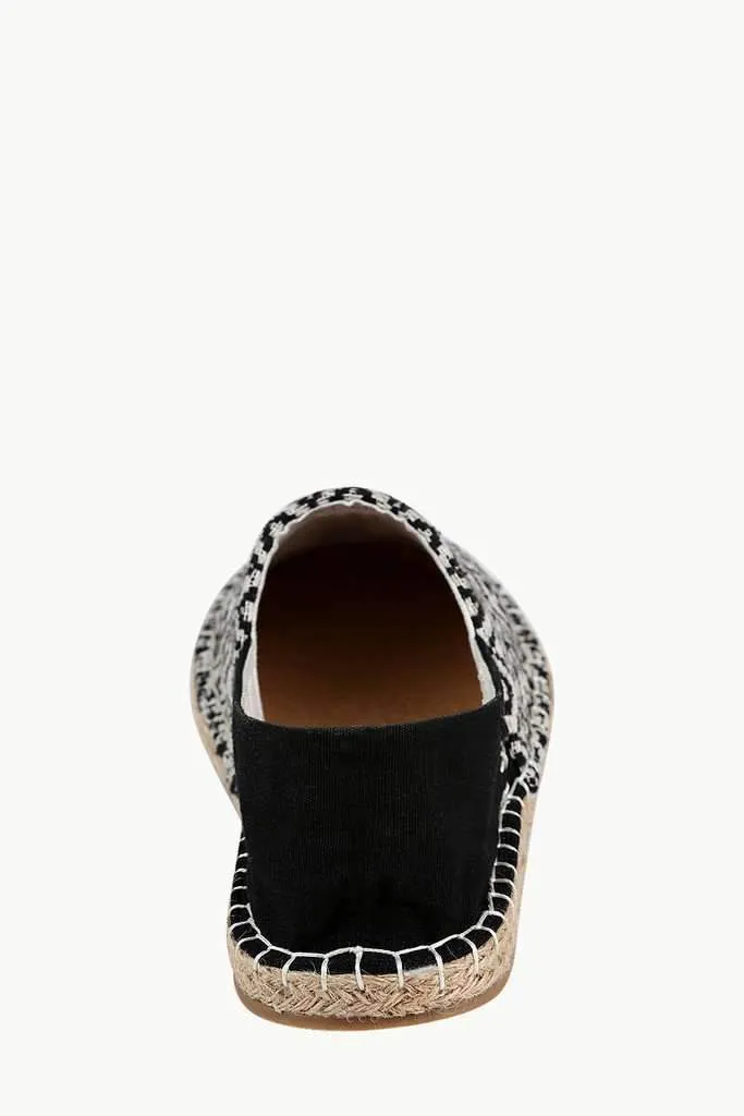 Printed Block Canvas Espadrilles