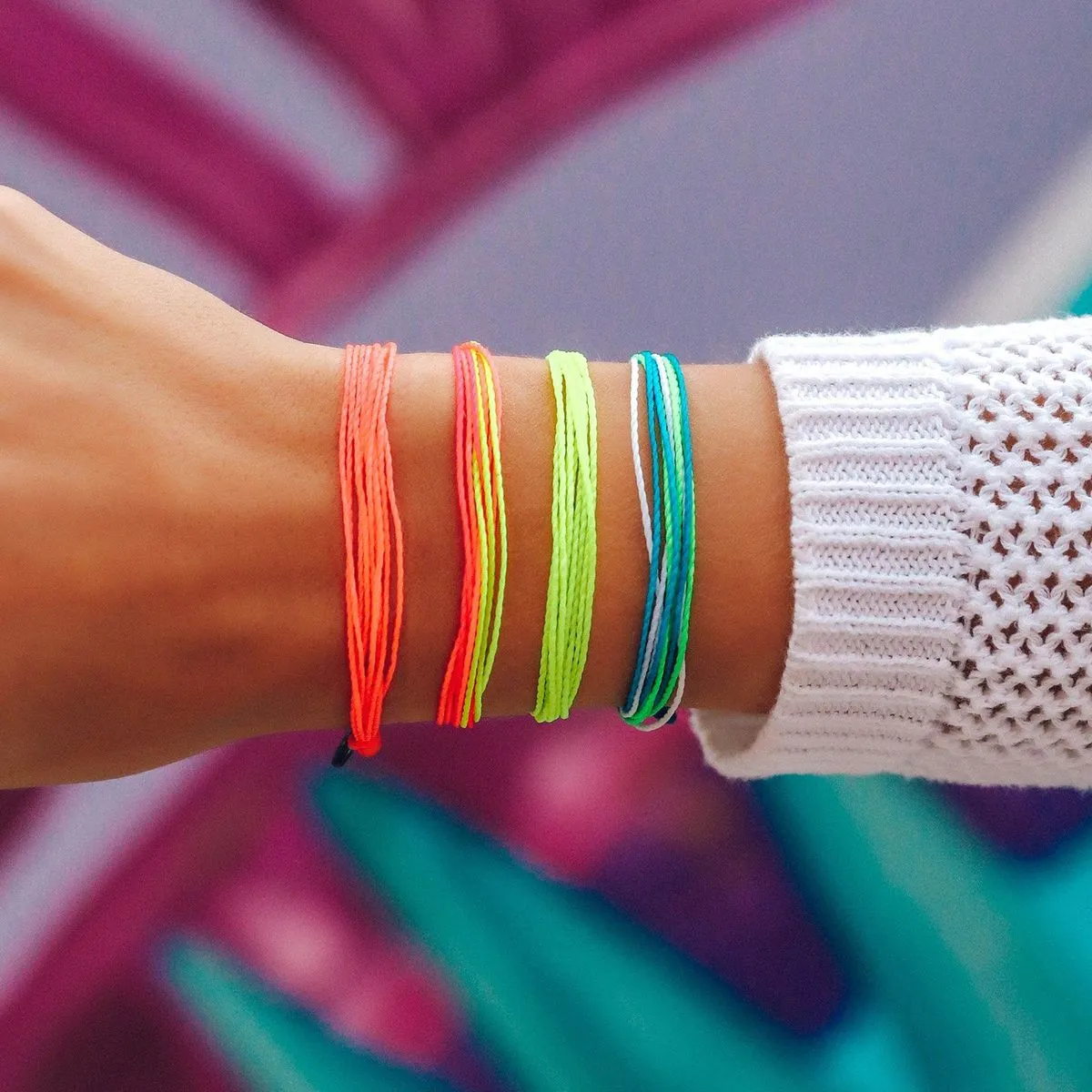 Pura Vida Bracelet ~ Neon Popsicle