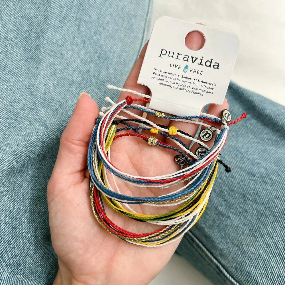 Pura Vida Land Troops Bracelet