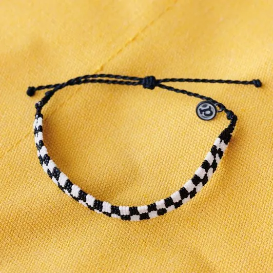 Pura Vida Woven Seed Beach Checkerboard Bracelet