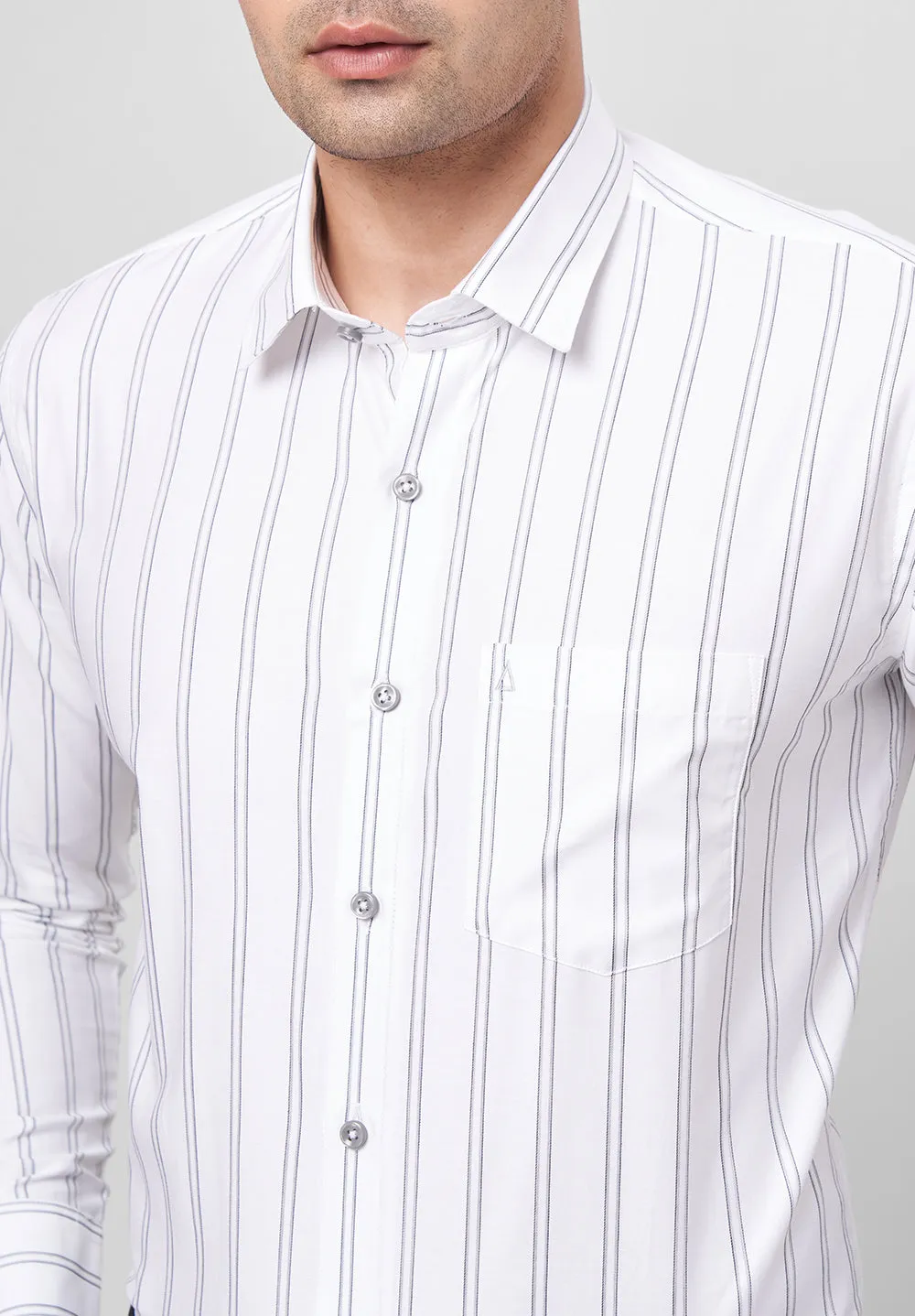 Pure Cotton Formal-Slim Fit Shirt - S42658
