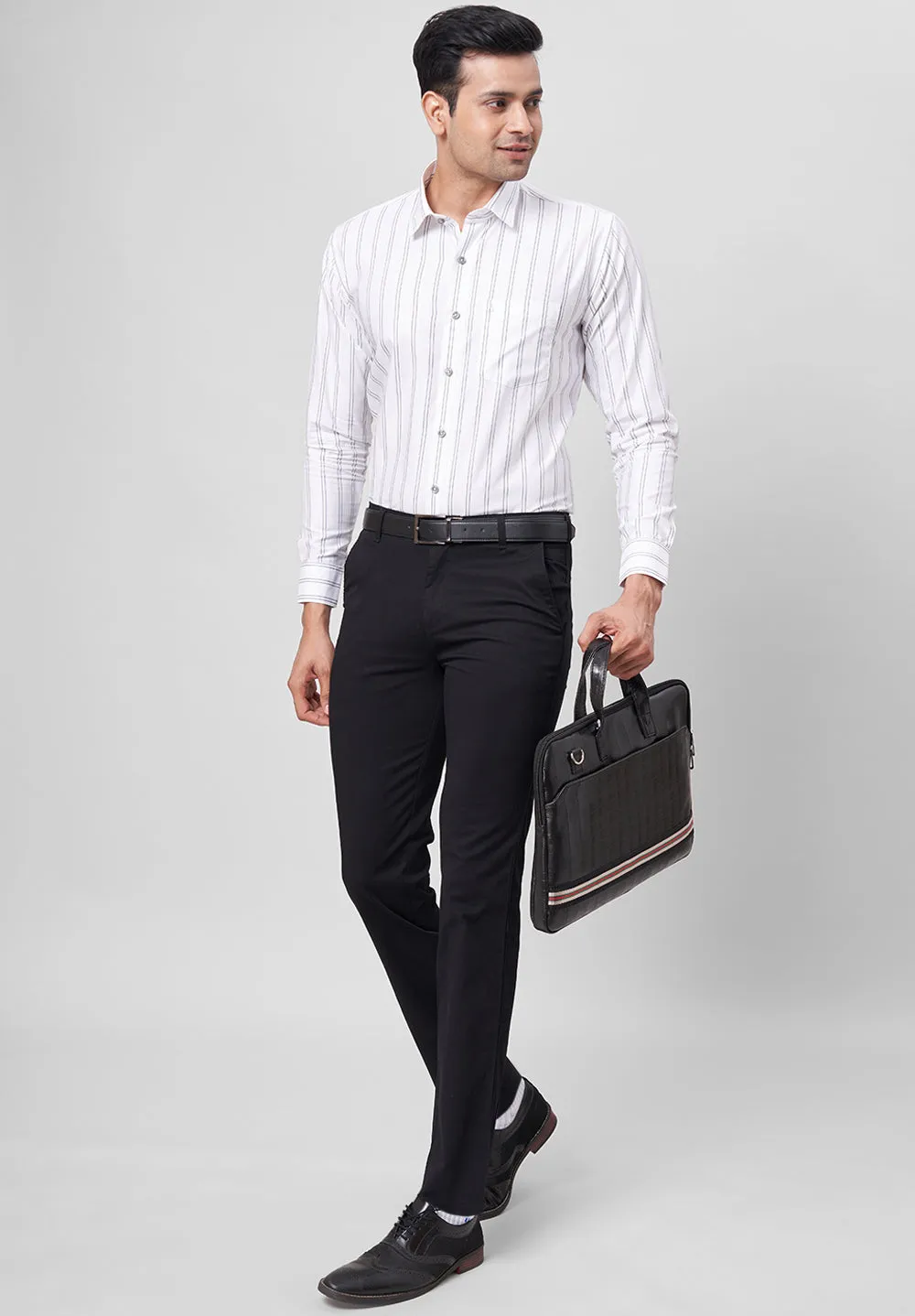 Pure Cotton Formal-Slim Fit Shirt - S42658
