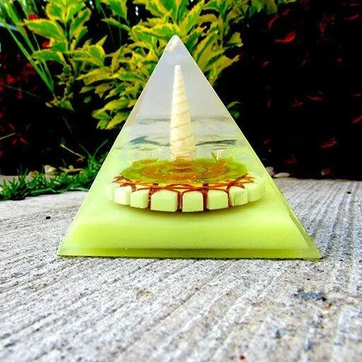 Pyramid with Quantum Generator of the Third Manipura Chakra