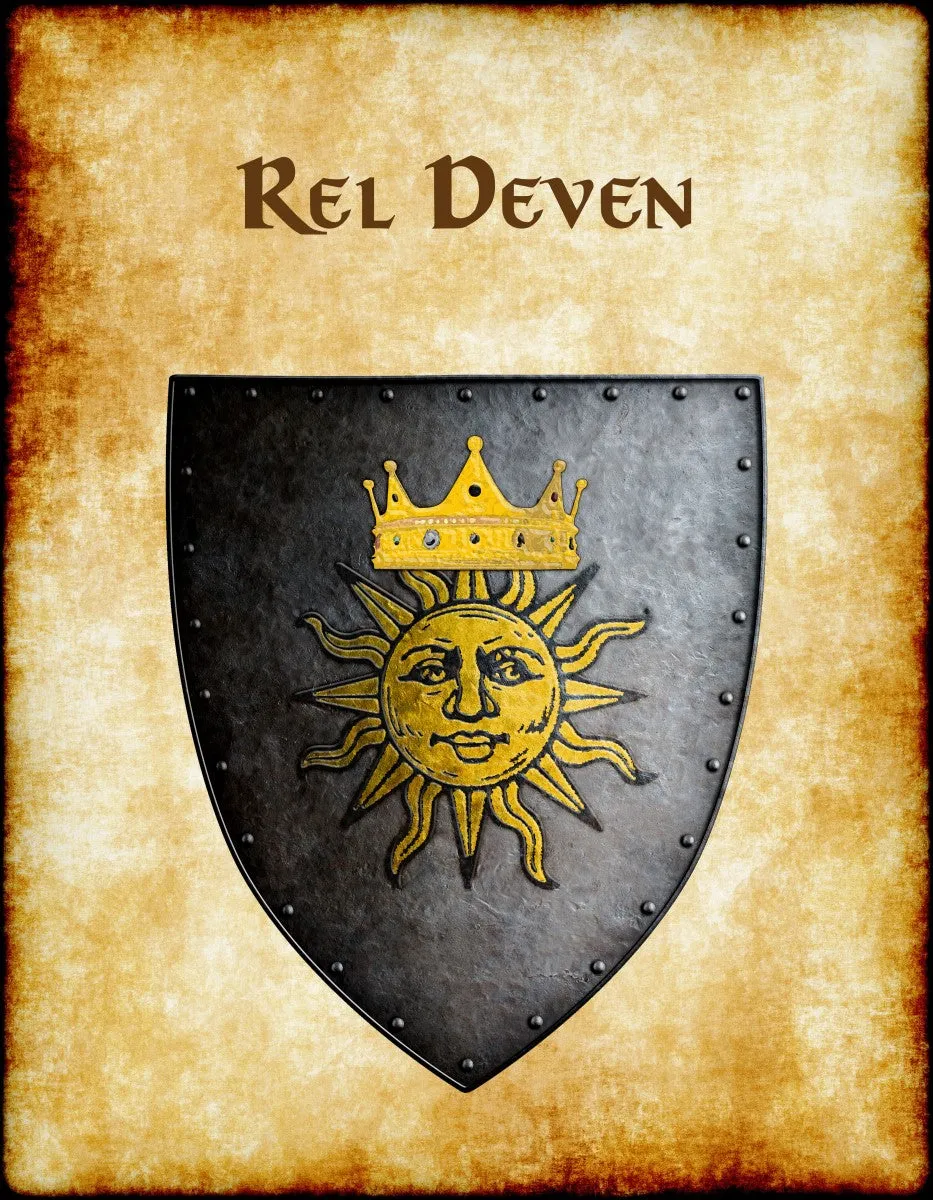 Rel Deven Heraldry of Greyhawk Anna Meyer Cartography Canvas Art Print