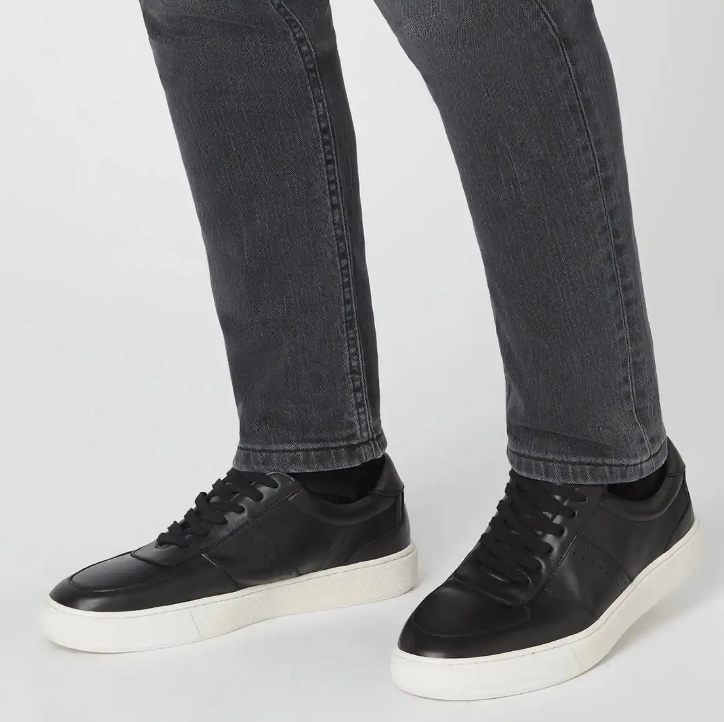 Remus Uomo Enrico Leather Sneaker Shoes Black