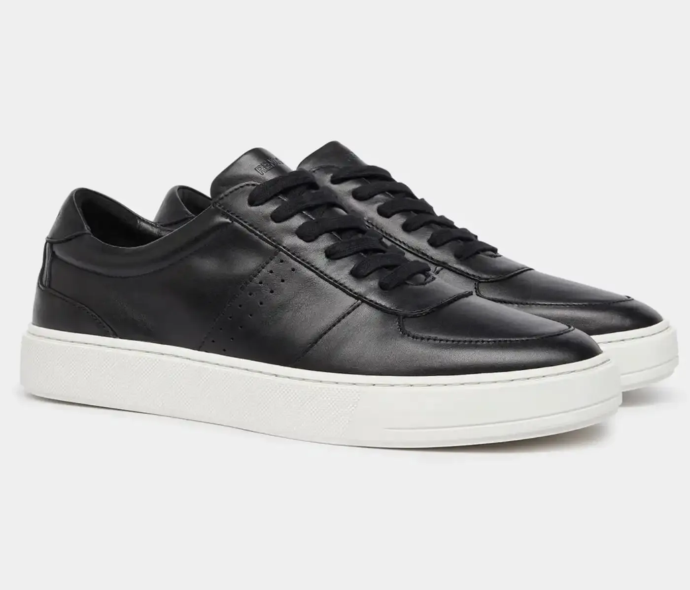 Remus Uomo Enrico Leather Sneaker Shoes Black