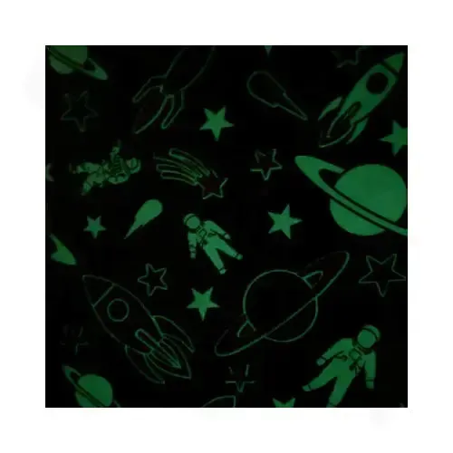 Rocket/Spaceship Glow in The Dark Blanket | Queen-Size, 80in x 60in