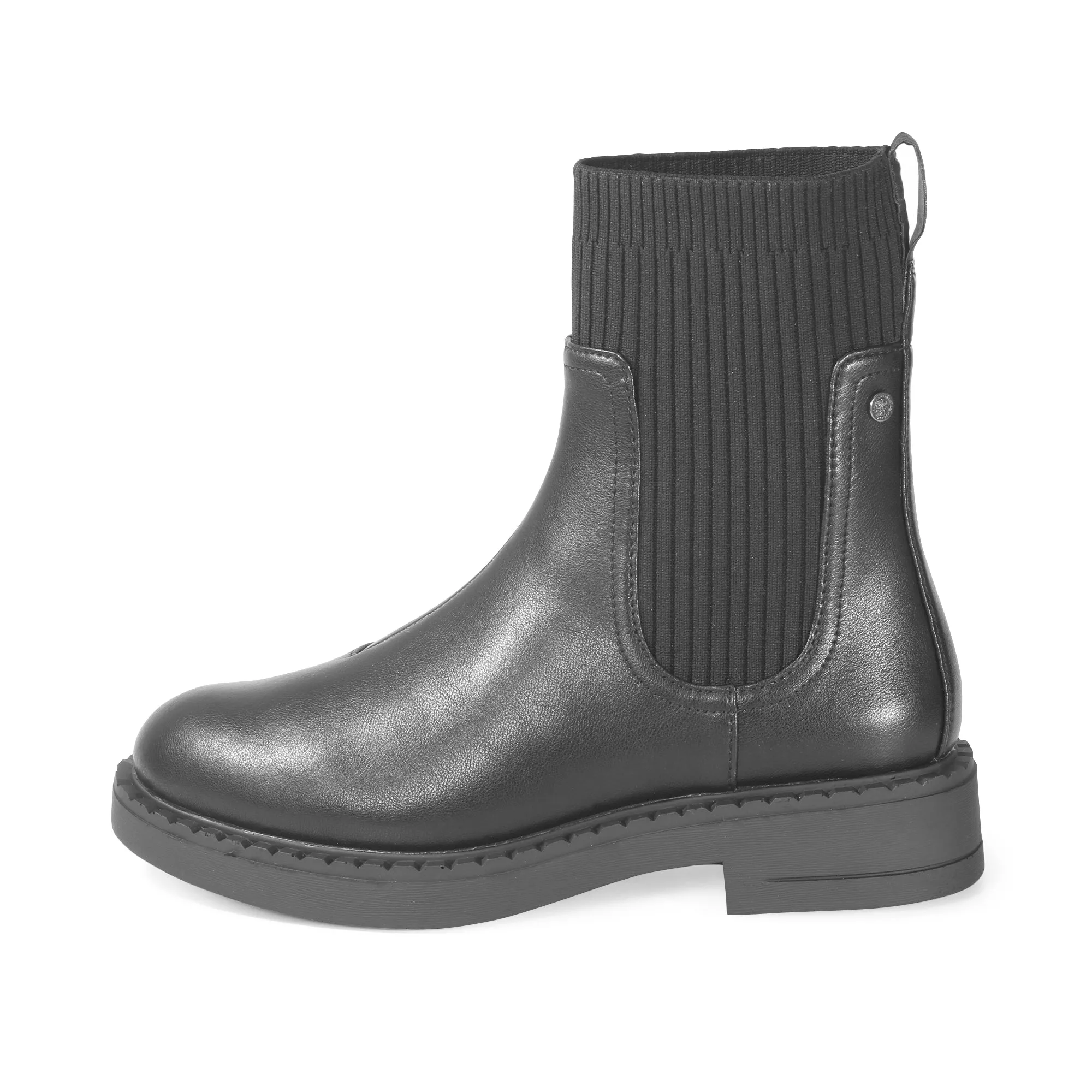 Roma Knitted-Sock Ice-Grip Boots (Nero)
