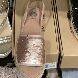 Rose Gold Nalho Wedged Sandal‎ NWT