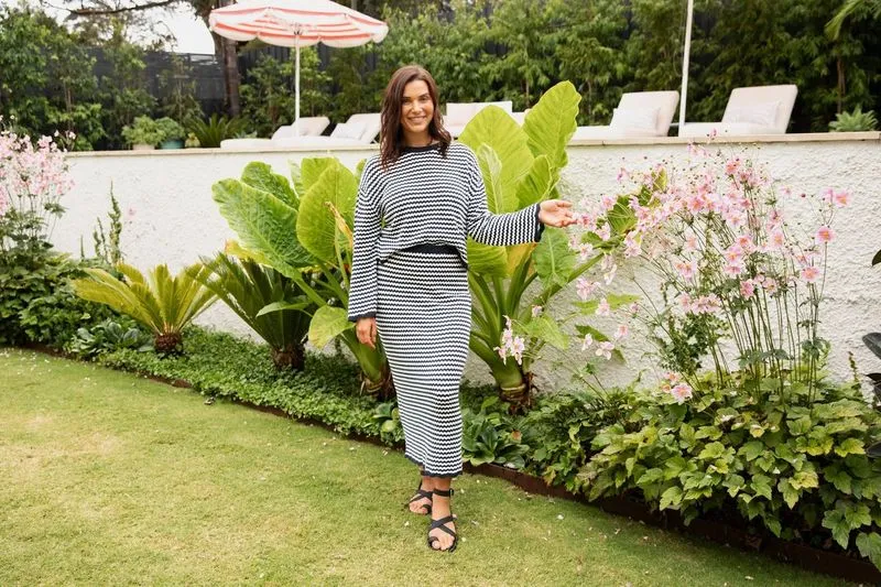 Rosie Stripe Knit - Navy/White
