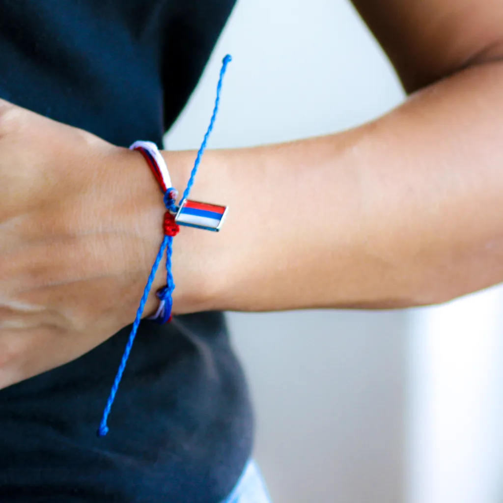 Russian Friendship Bracelet Russia Flag Style
