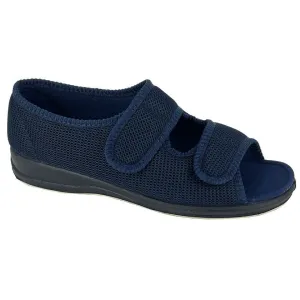 Sleepers LS170C Womens Touch Fastening X Wide Slipper