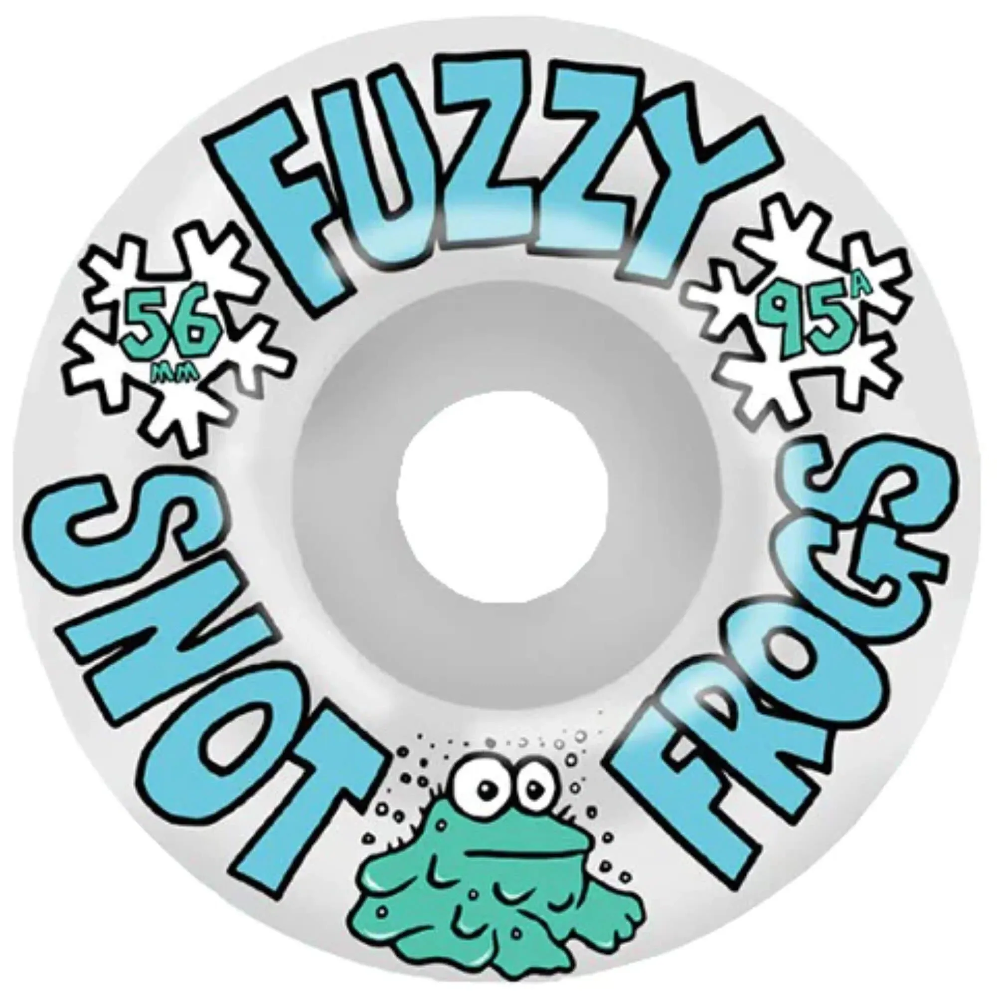 Snot Fuzzy Frogs 95a Wheels - 56mm (Glow in the Dark)