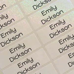 Snow Pearl Large Name Labels