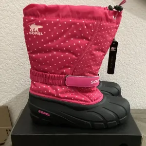 SOREL Flurry Weather Resistant Snow Boot (Big Kid) 7 M,