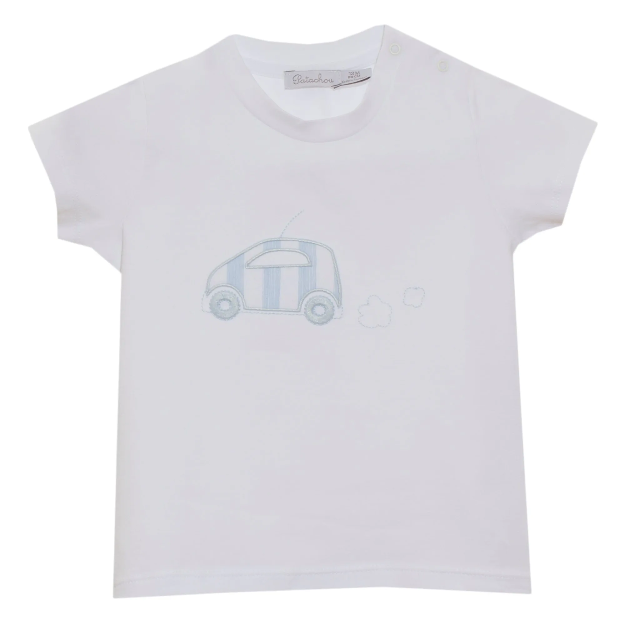 SS20 Patachou Boys Blue & White Stripe Short Set