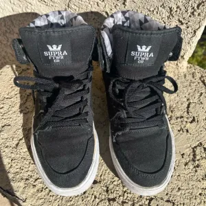 Supra Black High-Top Sneakers
