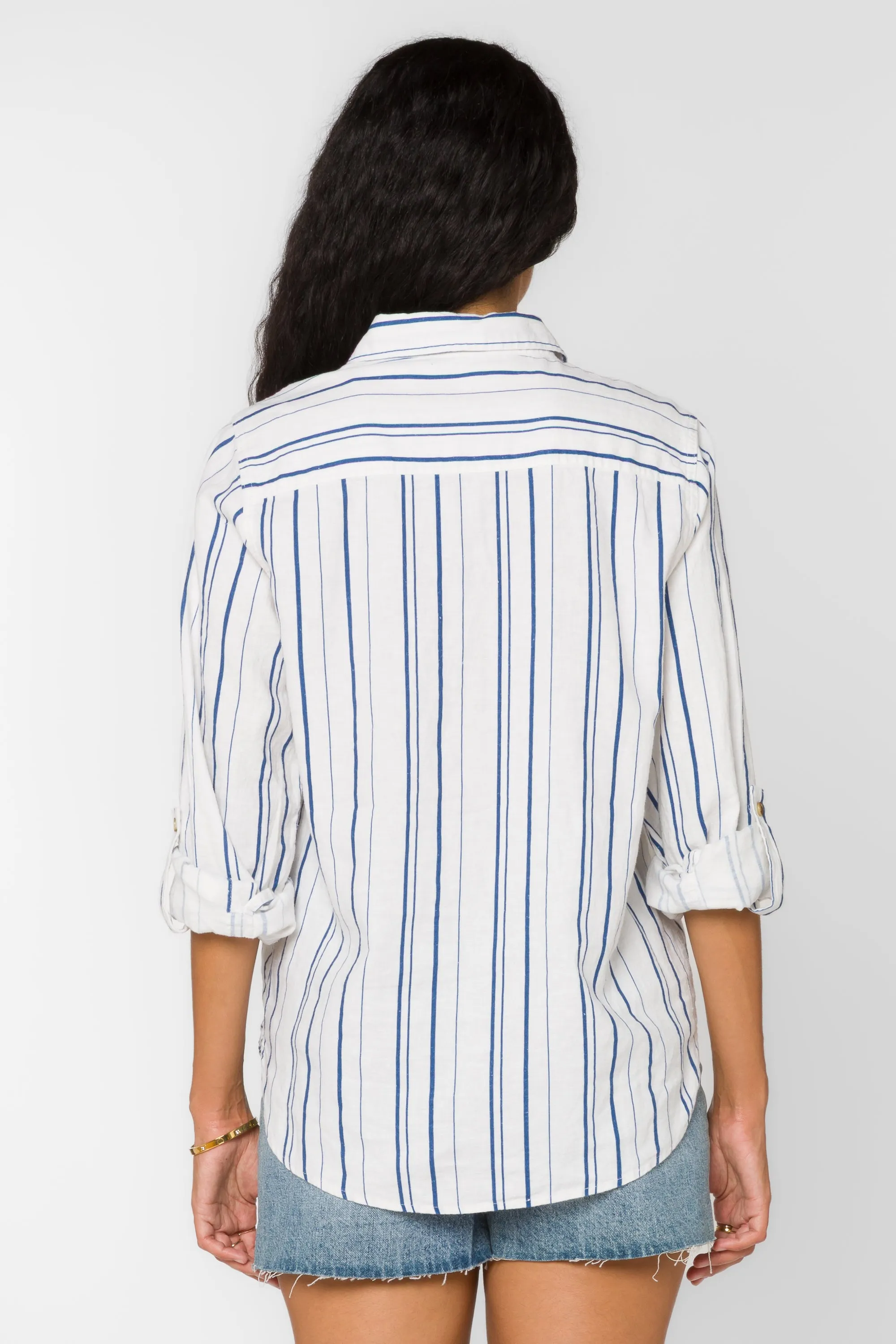 Talma Navy Stripe Shirt