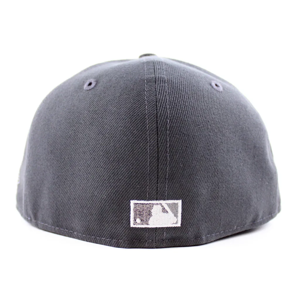 Tampa Bay Devil Rays 10th Season New Era 59Fifty Fitted Hat (GITD Dark Graphite Gray Under Brim)